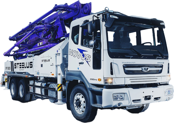 Автобетононасос «STEELUS»